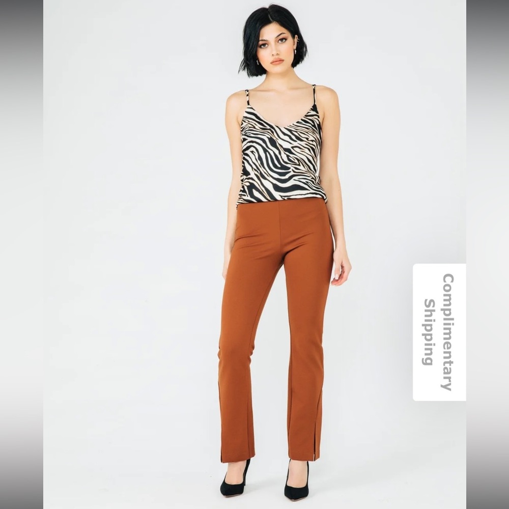 Chloe Kristyn Chocolate Brown Stephanie Pant.